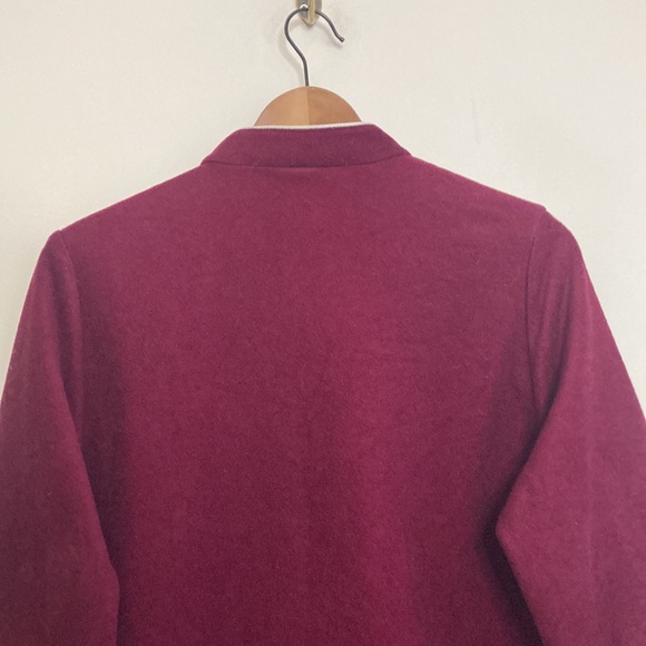 Vintage Lounge Gown Women Large XL Dark Red Maxi Robe Nightgown Grannycore - Picture 4 of 11